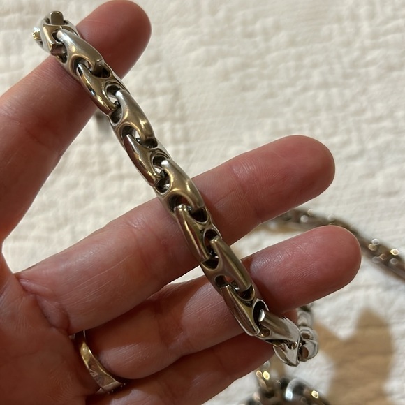 Necklace and bracelet set. Flaw - Picture 7 of 8